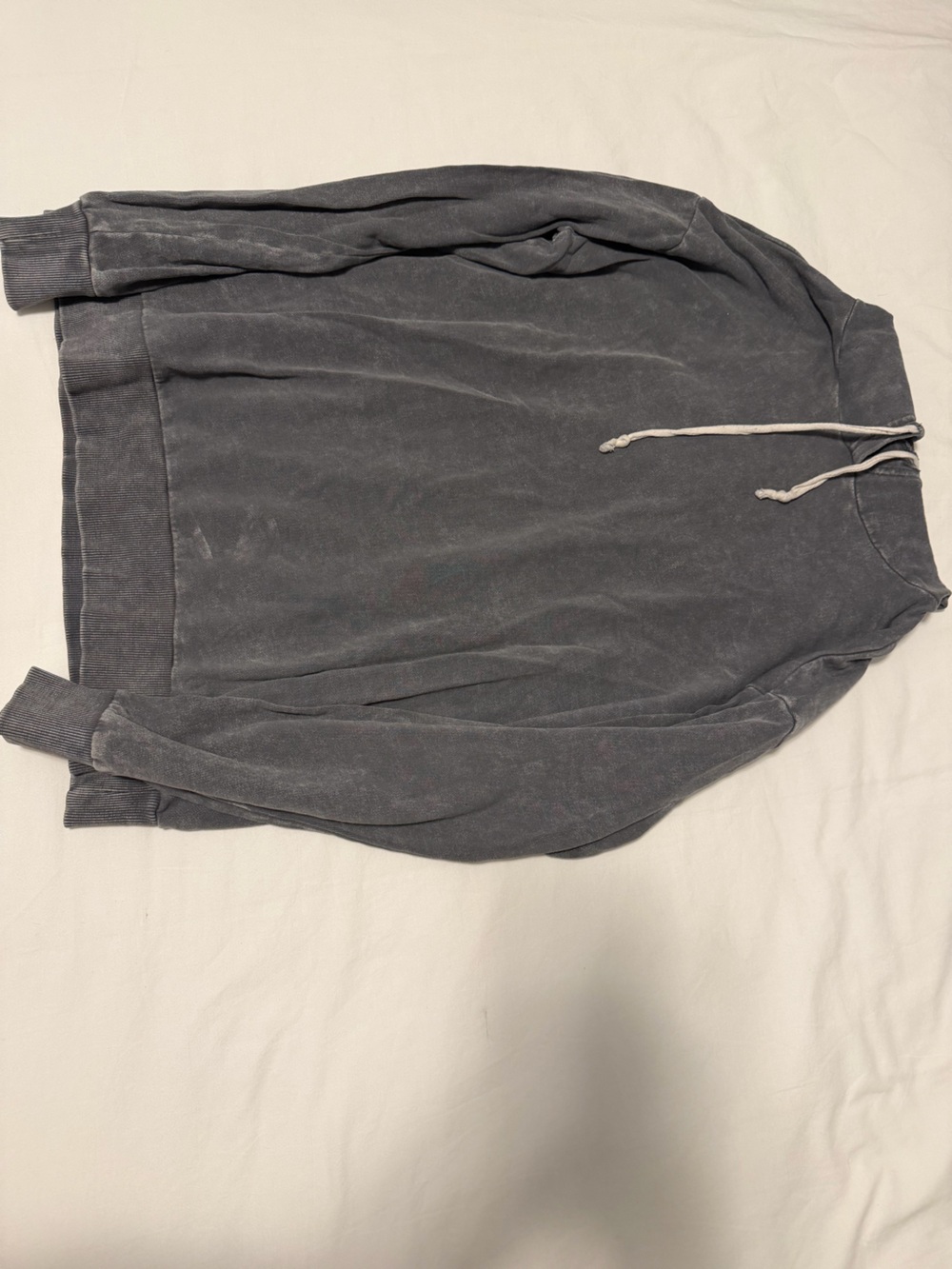 Women’s Grey Light Sweatshirt with White tie